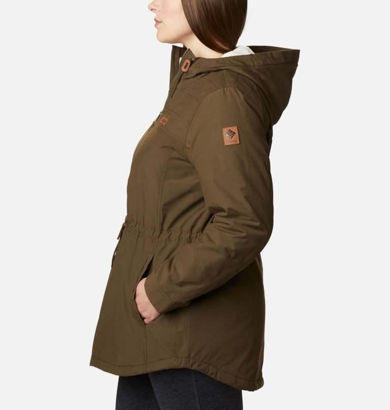 Columbia Chatfield Hill Jakke Dame Mørke Brune | Plus Size 83970R